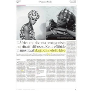 L'Africa diventa protagonista articolo de Il Piccolo di Trieste del 17/02/2023