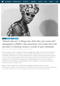 ilfriuliveneziagiulia.it presenta Ritratti africani al Magazzino delle idee di Trieste