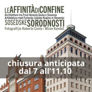 Le affinità di confine chiusura anticipata 07-11.10.2025